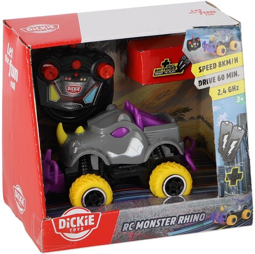 Dickie R/C Monster rinoceronte coche teledirigido de juguete para niños-2
