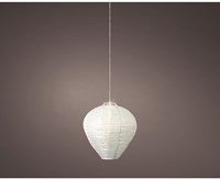 Lumineo farol solar iluminación exterior nylon blanco Ø30xH28cm sostenible