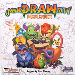 Juego de mesa Asmodee MonsDRAWsity Unusual Suspects edición Shut Up & Sit Down
