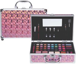 Casuelle maletín de maquillaje rosa holográfico - caja organizadora infantil