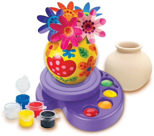 4M Estudio de arte floral set creativo para niños con spinner-2