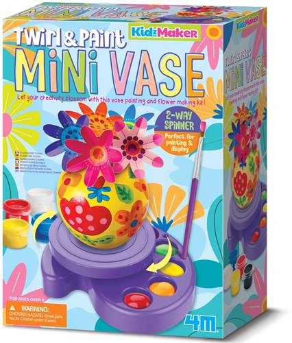 4M Estudio de arte floral set creativo para niños con spinner