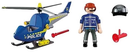 Playmobil helicóptero de policía juguete - helicóptero aventurero