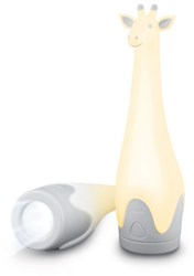 Zazu luz nocturna linterna Gina gris - lámpara LED para niños