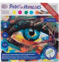 Craft Buddy kit de pintura por números - Creative Eye lienzo acrílico 30x30cm