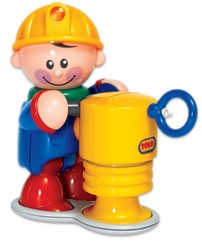Tolo First Friends Figura de juego - Trabajador de carretera con máquina perforadora