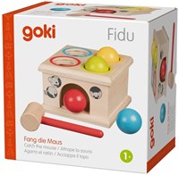 Goki banco de madera para golpear - Atrapa el ratón - juego de habilidad-2