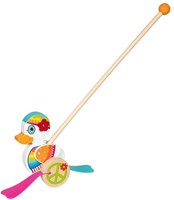 Goki pato de madera Enna para empujar - juguete andador-2