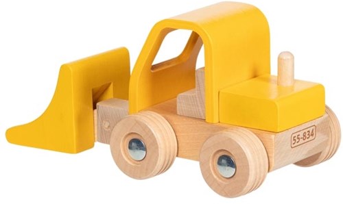 Goki cargadora de ruedas de madera para niños - duradera y segura-2