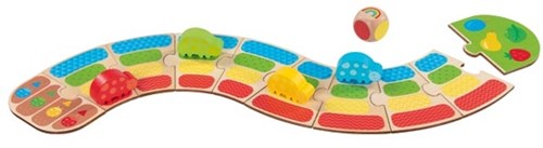 Goki juego de madera carrera de mariquitas educativo para niños-2