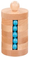 Goki Torre de bolas puzzle 3D de madera juguete educativo niños-2