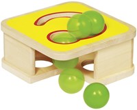 Goki banco de martillos de madera con bolas - juguete de motricidad para niños-2