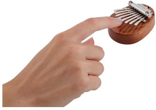 Goki piano de pulgar instrumento musical para niños kalimba madera-2