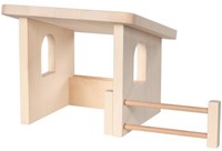 Holztiger establo refugio de madera para animales para juego creativo-2