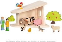 Holztiger belén granja de madera - juguete educativo Navidad-2