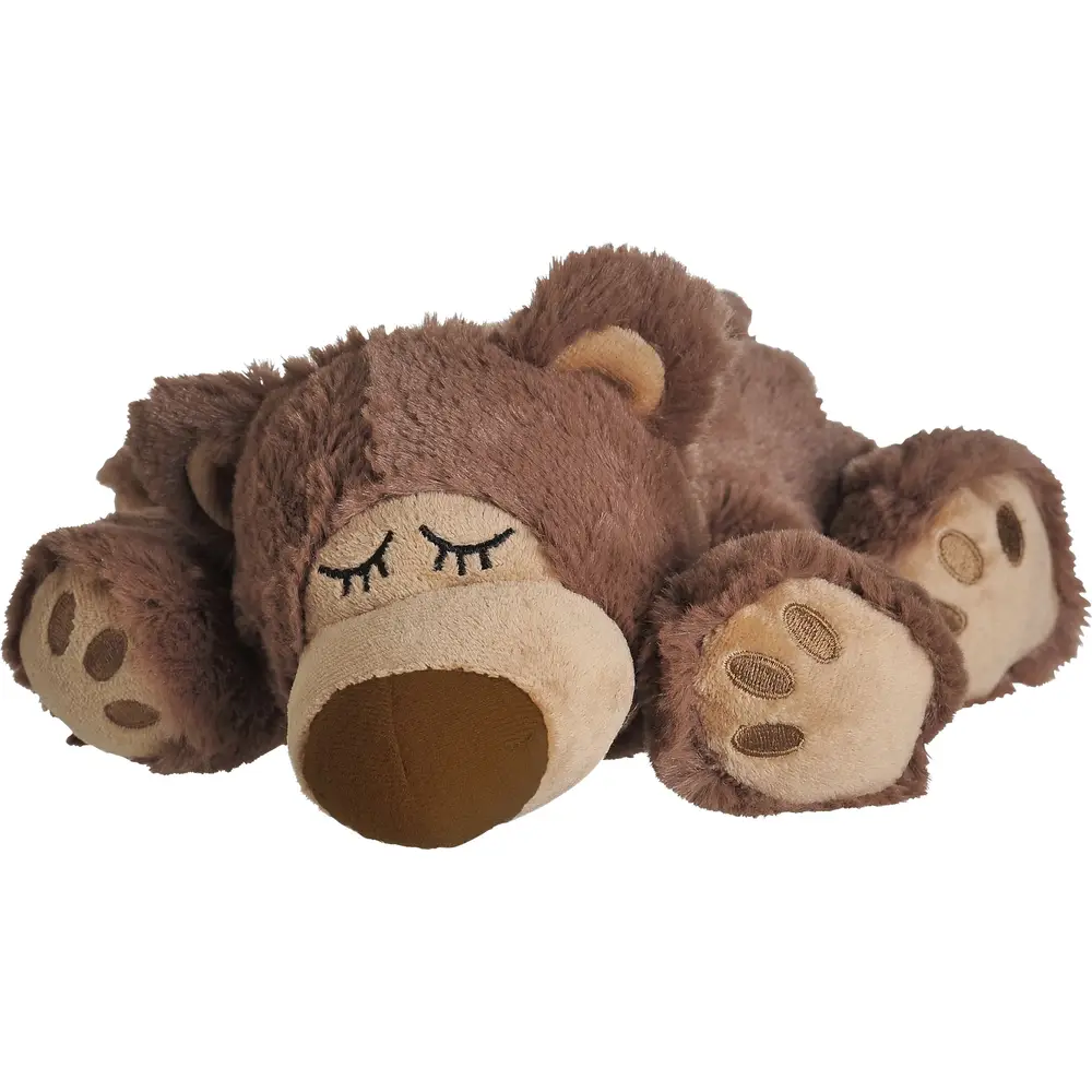 Warmies oso de peluche microondas marrón aroma lavanda cojín térmico
