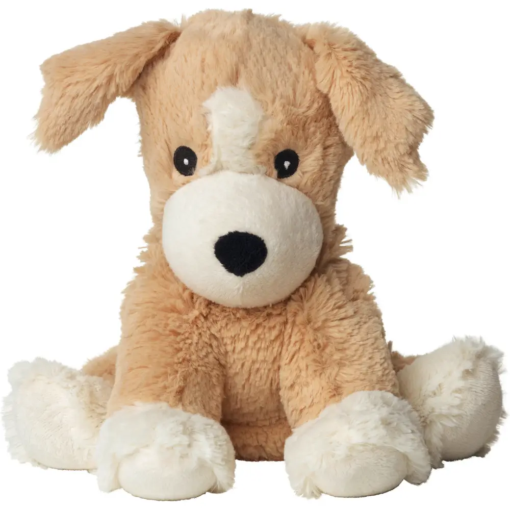 Warmies peluche térmico microondas cachorro lavanda peluche marrón blanco