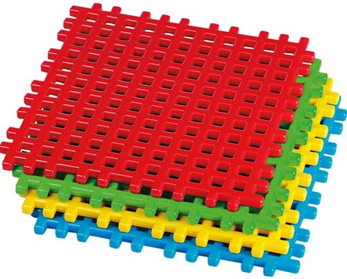 Marioinex placas base para bloques de construcción - 4 piezas - juguete colorido