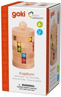 Goki Torre de bolas puzzle 3D de madera juguete educativo niños-3