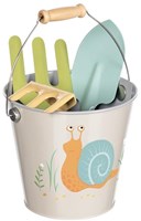 Goki set de herramientas de jardinería - Cubo y herramientas para niños-3