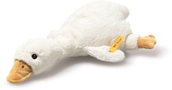 Steiff peluche ganso Gilda sonajero 21 cm blanco juguete bebé