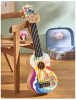 Goki ukelele instrumento musical de madera juguete para niños-3