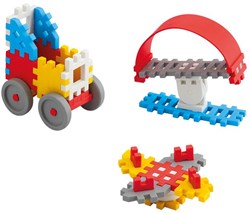 Marioinex bloques de construcción Mini Waffle 35 piezas juguete de construcción azul
