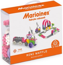 Mini Waffle - 140 Pcs Constructor, Pink