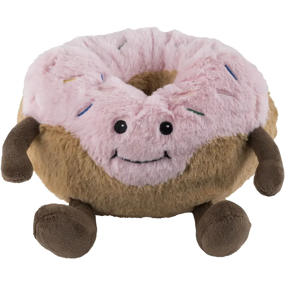 Warmies peluche donut rosa marrón lavanda juguete térmico