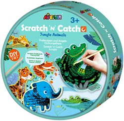 Avenir juego scratch animales de la jungla - juguete creativo para niños