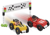 Marioinex bloques de construcción set de carreras - Mini Waffle - 80 piezas - juguete educativo-2
