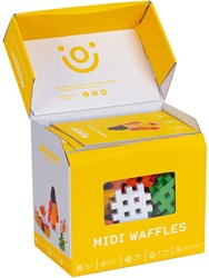 Marioinex bloques de construcción Midi Waffle 90 piezas - juguete de construcción colorido