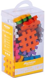 Marioinex bloques de construcción Midi Waffle 22 piezas - juguete de construcción colorido