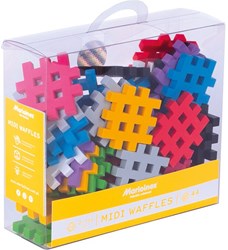 Marioinex juego de bloques de construcción - Midi Waffle 44 piezas - juguete de construcción colorido