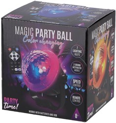 Party Time bola mágica para fiestas - Efecto disco con mando a distancia, espectáculo de luces