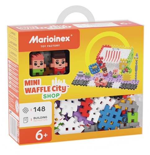 Marioinex set de construcción Mini Waffle Shop 148 piezas - juguete creativo-2