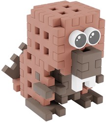 Marioinex set de construcción Mini Waffle Pocket Pets Castor - juguete creativo