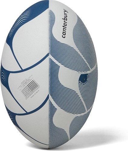 Canterbury balón de rugby Thrillseeker blanco/azul talla 5 entrenamiento-3