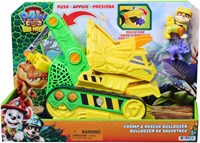 Paw Patrol vehículo de juguete Dino Movie bulldozer de rescate de Rubble con dinosaurio-3