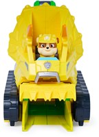 Paw Patrol vehículo de juguete Dino Movie bulldozer de rescate de Rubble con dinosaurio-2