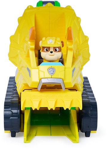 Paw Patrol vehículo de juguete Dino Movie bulldozer de rescate de Rubble con dinosaurio-2