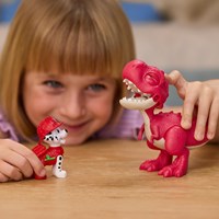 Paw Patrol dinosaurio de juguete con sonido y figura de Marshall-3