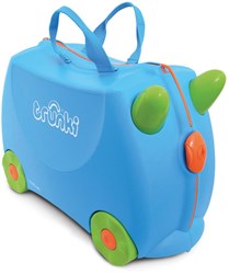 Trunki Maleta Infantil Ride-On Azul Terrance - Equipaje de Mano con Ruedas