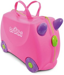Trunki maleta infantil - equipaje de mano rosa Trixie - maleta correpasillos