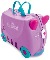Trunki maleta infantil - Gata Cassie trolley ride-on 18L lila