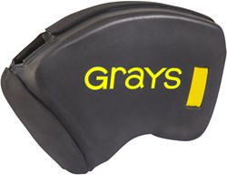 Grays protector de manos portero hockey negro amarillo mediano PR par
