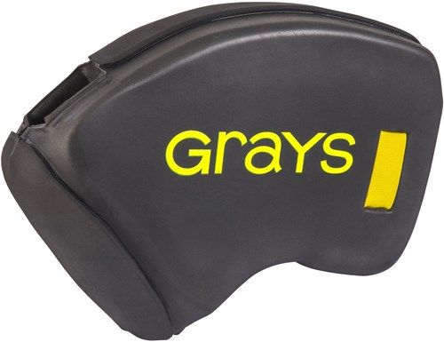 Grays protectores de manos portero hockey - Small - negro amarillo - protección óptima