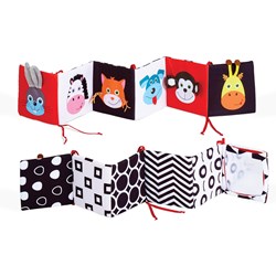 Edushape Look and Feel Baby Book Alto Contraste - 33x1x15cm