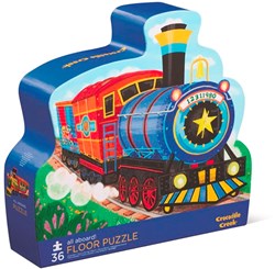 Crocodile Creek 36-piece puzzle/Todos a bordo (Estampado en relieve)