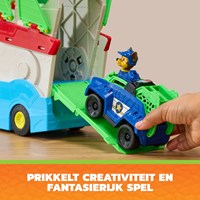 Paw Patrol juguete Dino Mobile Cuartel General 2-en-1 con luces y sonidos-3